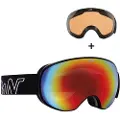 Demon Magnet, Skibriller, Matt Black Red