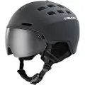 Head Radar 5K + SL, Skihjelm med Visir, Black