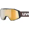 Uvex Gravity FM, Skibriller, Matt Black/Gold
