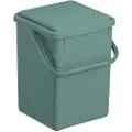Rotho Bio affaldsspand, , mørkegrøn, plast, 9 l, med lufttæt låg