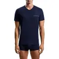 Emporio Armani Core Logoband Kort Ermet V-hals T-skjorte 2 Enheter