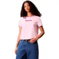 Calvin Klein Jeans D2 Fashion Retro Logo Kortarmet T-skjorte