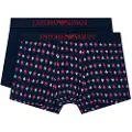 Emporio Armani for man. EM001014_AF14994 Set 2 Boxers Knitted Mixed Navy (XXL), Homewear, Cotton