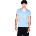 Armani Exchange for man. 8NZT75ZJA5ZU9289 Pima blue T-shirt (L), Casual, Cotton, Short sleeve