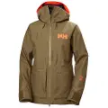 Helly Hansen Powderqueen 3.0, Skijakke, Dame, Sepia