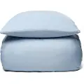 In Style Dobbelt sengetøy 200x220 cm - Ensfarget lyseblått sengetøy - Microfiber sengetøy - sengetøy