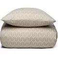 In Style Dobbelt sengetøy 200x220 cm - Mønstret sandfarget sengetøy - Microfiber sengetøy - sengetøy