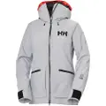 Helly Hansen Powderqueen 3.0, Skijakke, Dame, Grey Melange