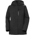 Helly Hansen Snowplay Long Ins, Skijakke, Dame, Black