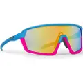 Demon Gravel, Solbriller, Matt Blue Magenta