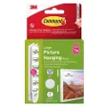 3M Command Strips White Large 4 Sets 17206WHI-4