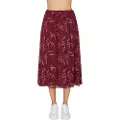 Armani Exchange for woman. XW001022AF12051FA029 Maroon Blossom Skirt (XXL), Casual, Viscose