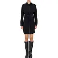 Armani Exchange for woman. XW000736AF16202UC001 Chem dress black (XS), Casual, Polyester, Long sleeve