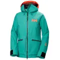 Helly Hansen Powderqueen 3.0, Skijakke, Dame, Signal Green