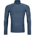 Ortovox 230 Competition Zip Neck, Herre, Petrol Blue