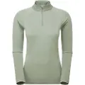 Montane F Dart Xt Zip Neck, dame, grønn