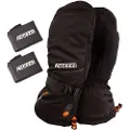 Accezzi Heat Mittens, Varmevotter, Black