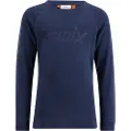 Swix RaceX Merino Long Sleeve, Junior, Dark Navy