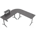 24hShop Gaming Hjørnebord – 150 cm bredde, Robust Design og Stabil Konstruksjon
