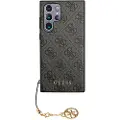 GUESS Samsung Galaxy S24 Ultra Guess 4G Charms Collection Hybrid-deksel - Grå