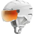 Atomic Savor GT Amid Visor HD, Skihjelm med Visir, White Heather