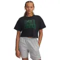 Under Armour Varsity Mix Heavyweight Crop Kortarmet T-skjorte