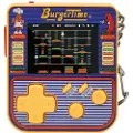 Evercade Super Micro-burger Time Key Chain Gamer Retrospillkonsoll