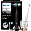 Philips Sonicare DiamondClean DiamondClean 9000 HX9914/61 Oppladbar tannbørste, Voksen, Sonik tannbørste, Daglig stell, Grundig rens, Gum omsorg, Whitening, Sort, Hvit, Batteri, Innebygd batteri