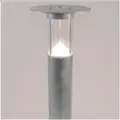 SOLAR PLUS DeKaLED G5 pullertarmatur f/Ø133 mast Galvaniseret LED DLM ES 10W 3K 926Lm KL I m/jord 230V IP56 IK10 PROFESSIONEL