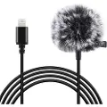 Puluz Jack Fester Mikrofonen Med Klips Pu426 Lightning 1.5 M 3.5 Mm