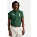 Ralph Lauren for man. 710978082001 Custom Slim Fit Polo shirt with Big Pony green (S), Casual, Cotton, Short sleeve