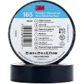 3M Temflex el vinyltape 165, Sort, 25 mm x 25 m, 1 rl/pk