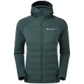 Montane F Composite Hoodie, dunjakke, dame, mørkegrønn