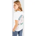 Dravus Faux Flower Shop T-skjorte hvit