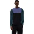 Emporio Armani for man. 7M000936_AF17003 Sweatshirt Athletic Colour Block blue (XXL), Casual, Cotton