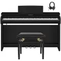 Yamaha CLP 825 Digitalpiano Pakkeløsning Satengsvart