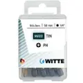 Witte Ph 2 Tin Phillips Kryssformet Skrutrekkerbits 5 Enheter