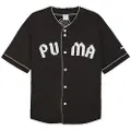 Puma Oversized Baseball Jersey Men, Clothing, Black, XS