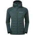 Montane F Composite Hoodie, dunjakke, dame, mørkegrønn