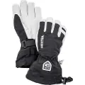 Hestra Army Leather Heli Skihansker, Junior, Black