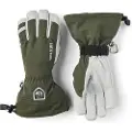Hestra Army Leather Heli Ski, Skihansker, Olive