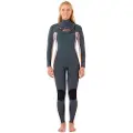 Rip Curl Dawn Patrol Pro 3/2 Mm Dame Våtdrakt I Neopren Med Glidelås I Brystet Og Lange Ermer