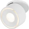 Paulmann Spircle, Overflateegnet, 1 ampuller, 8 W, 3000 K, 530 lm, Hvit