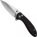 CIVIVI Faeger, Milled Black G-10, Satin
