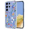 Mtp Products Samsung Galaxy S25 Ultra TPU-deksel med blomstermønster - tusenfryd