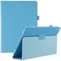 Mtp Products iPad 10.2 2019/2020/2021 Bi-Fold Folio-deksel - Lyseblå