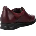 Fluchos for woman. F0354_SUNO_2BUP Leather shoes Susan Bordeaux (38), Flat, 1 to 3 cm, Laces, Casual, Maroon, Burgundy