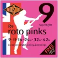 Rotosound R09 Roto Pink Nickel Electric Guitar Strings 09-42