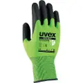 Uvex 60604, Fabrikkhansker, Grønn, Viskose, Polyamid, Stål