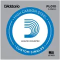 Daddario PL010 Single Plain Steel .010